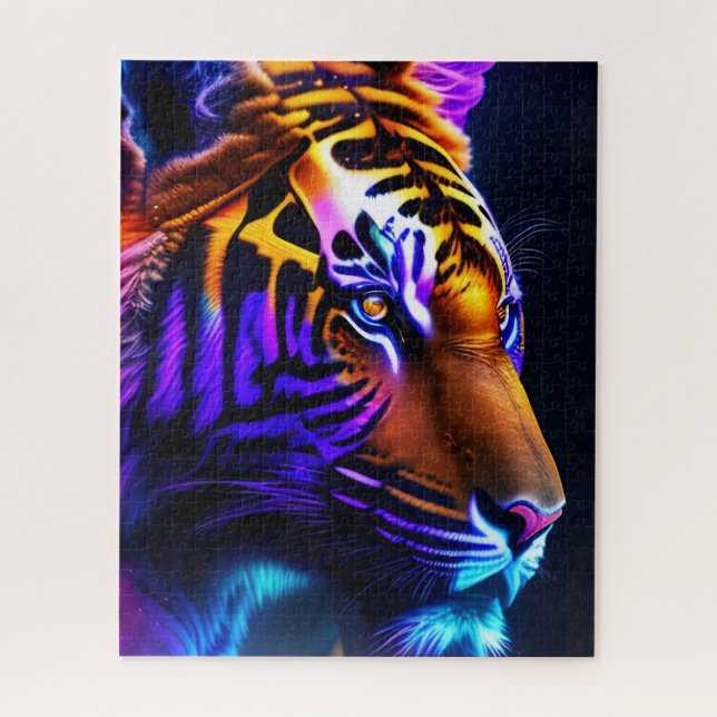 Beauty of the Tiger Jigsaw Puzzle (Vertical)