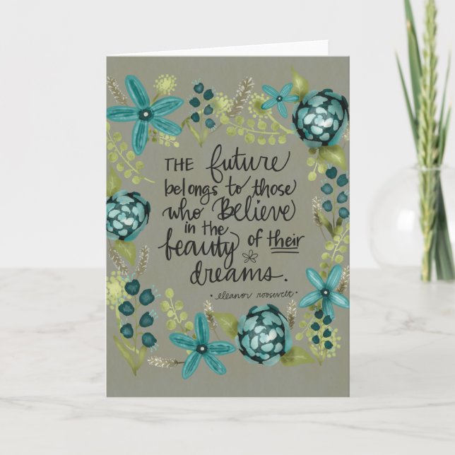 Beauty of Their Dreams, Eleanor Roosevelt Card (Front)