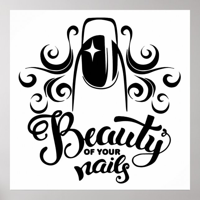 Beauty of Your Nails Poster (Front)