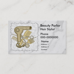 Beauty Parlour Appointment Card