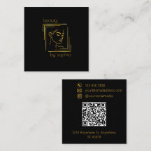 Beauty Parlour | Hair Salon | Black & Gold