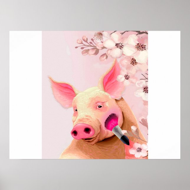 beauty pig_pig lover poster (Front)