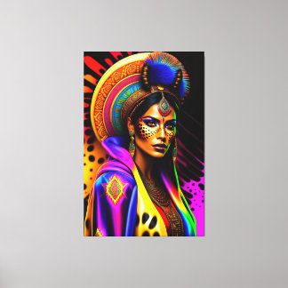 Beauty portrait canvas print