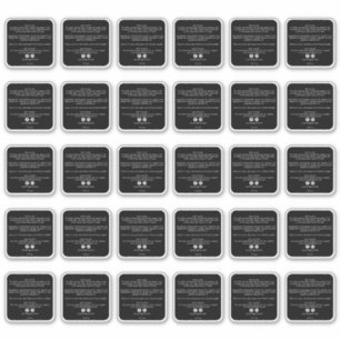 Beauty Product Ingredients 2 inch Sticker 30x