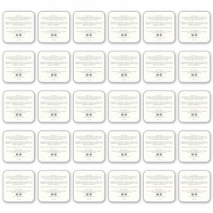 Beauty Product Ingredients 2 inch Sticker 30x