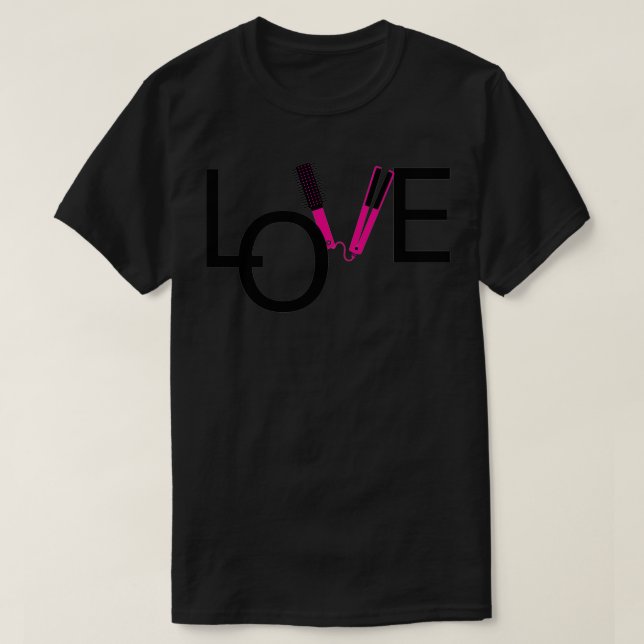 Beauty Products love Hairstylist 1 T-Shirt (Design Front)