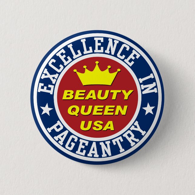 Beauty Queen Badge (Front)