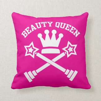Beauty Queen - Crown and Trophies Cushion