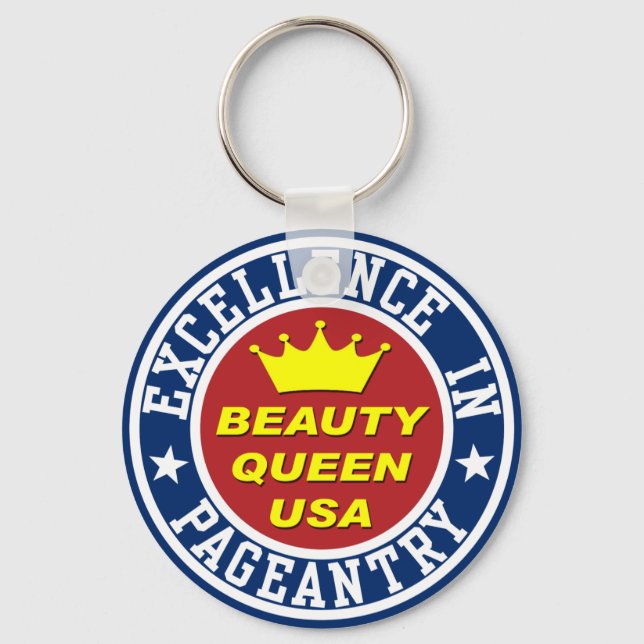 Beauty Queen Key Ring (Front)