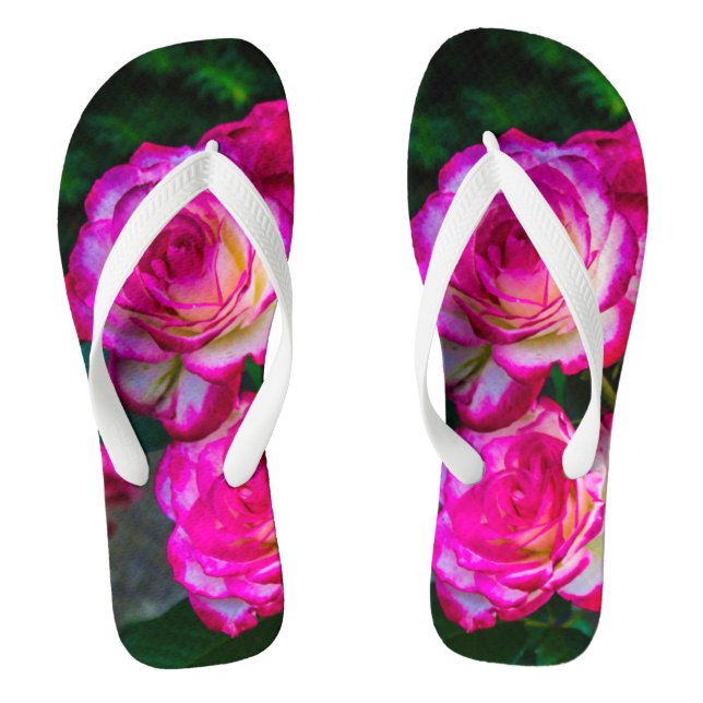 Beauty Roses Flip Flops (Footbed)