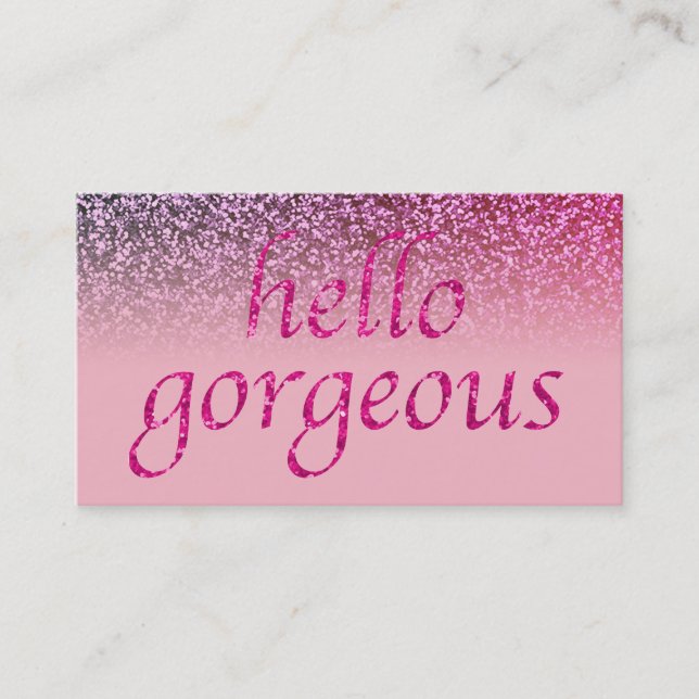 Beauty Salon Appointment Pink | Hello Gorgeous (Front)