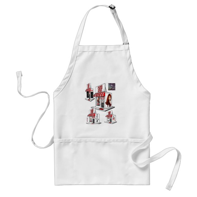 Beauty Salon Barbershop Nail Salon Kitchen Apron (Front)