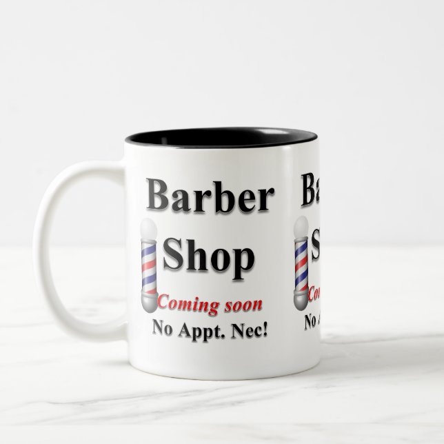 Beauty Salon, Barbershop, Tanning, Nail Salon Mugs (Left)