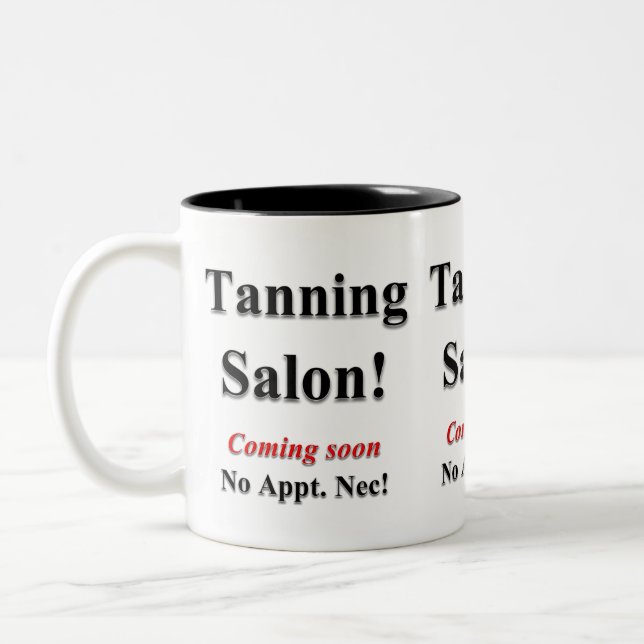Beauty Salon, Barbershop, Tanning, Nail Salon Mugs (Left)