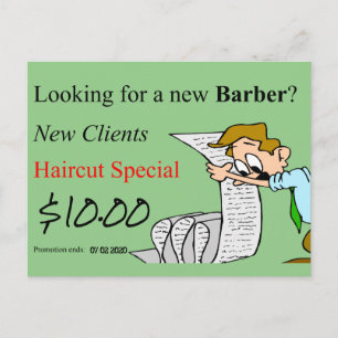 Beauty Salon, Barbershops, Nail Salon, Postcards