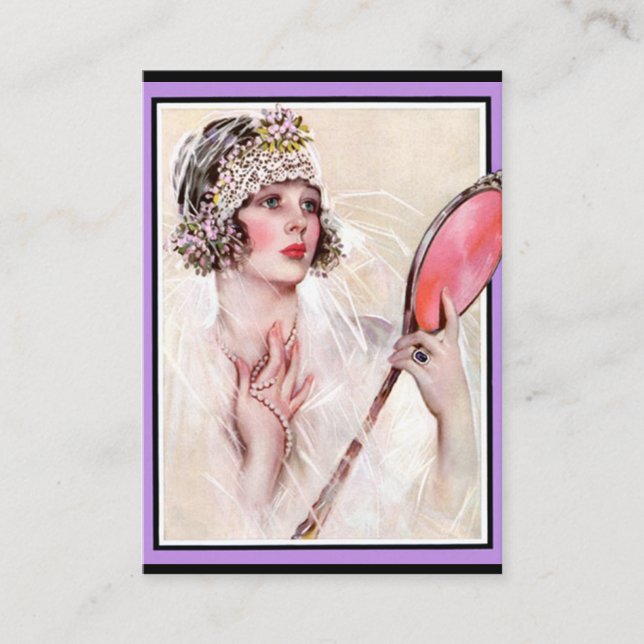 Beauty Salon Business Business Card (Front)