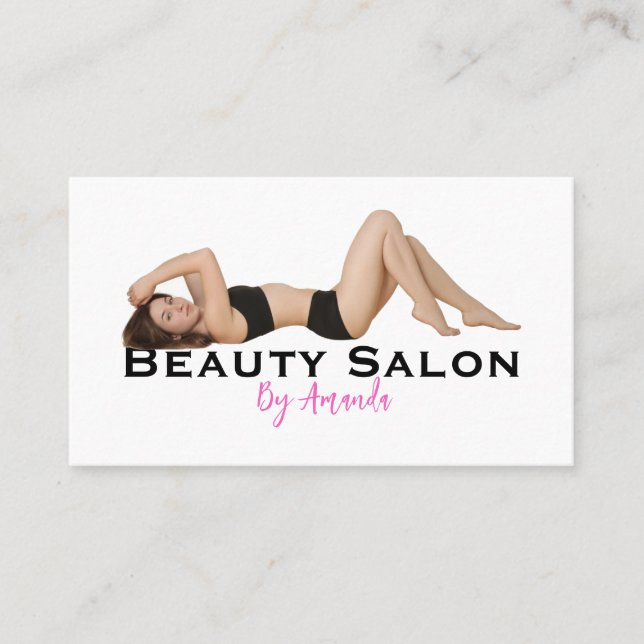 Beauty Salon Business Card (Front)