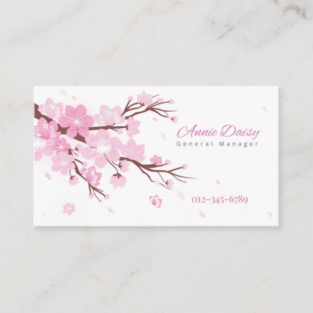 Beauty Salon - Business Card (Front)