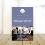 Beauty salon Business Logo Marketing Advertising  Flyer<br><div class="desc">This flyer is designed to be simple,  yet effective. It includes a company logo,  a brief description of the business,  and contact information. It is an effective way to promote a business.</div>
