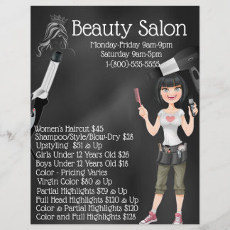 Beauty Salon Business Promotional Flyer