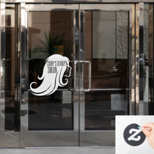 Beauty Salon Custom Business Window Cling