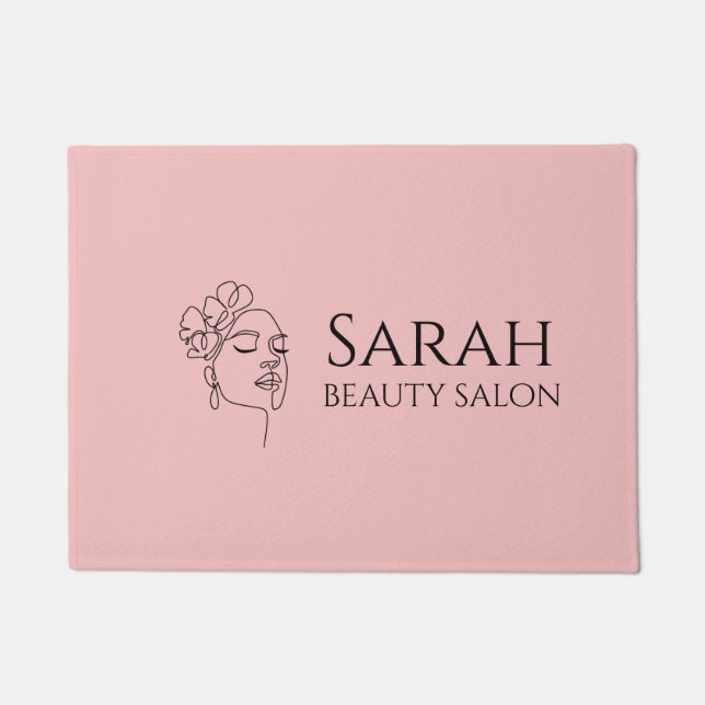 Beauty salon Door Mat (Front)