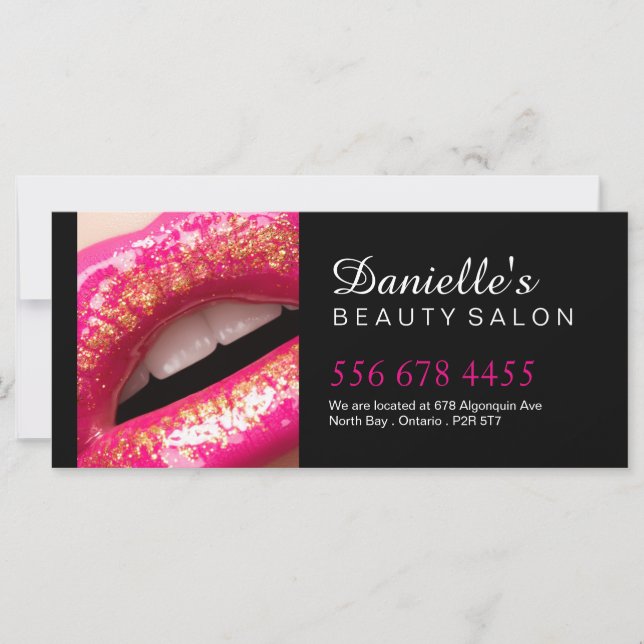 Beauty Salon Gift Certificate (Front)