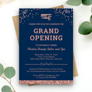 Beauty Salon Grand Opening Invitation