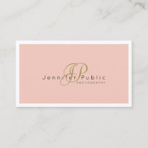 Beauty Salon Hair Stylist Photographer Silk Luxe Business Card