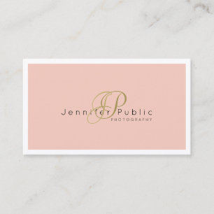 Beauty Salon Hair Stylist Photographer Silk Luxury Business Card