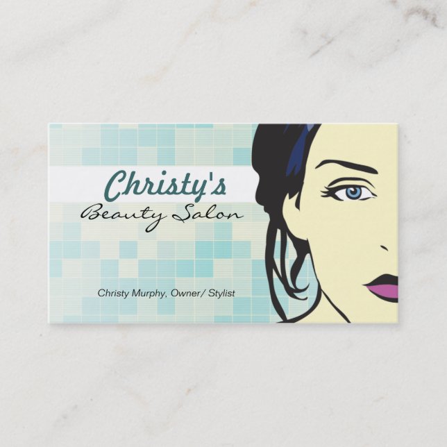 Beauty Salon/ Hair Sylist Business Card-2 Business Card (Front)