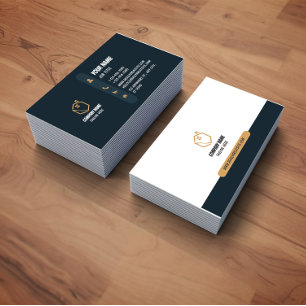 Beauty Salon Hairstylist Script Business Card