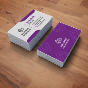 Beauty Salon Hairstylist Script Business Card
