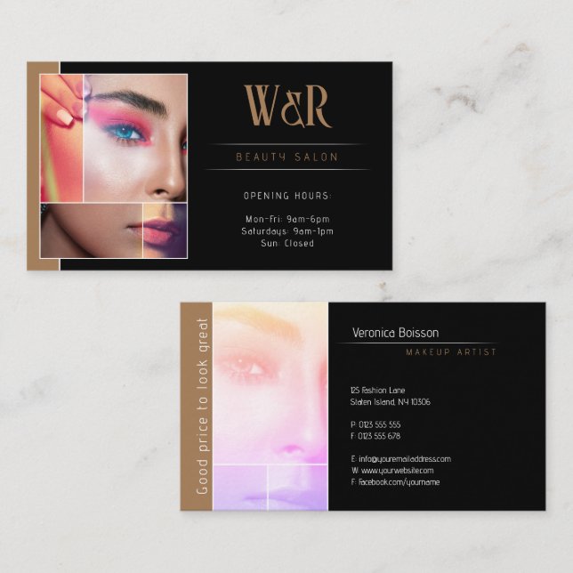 Beauty Salon | Healthcare Business Card (Front/Back)