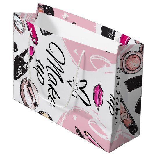 Beauty Salon Large Gift Bag Zazzle.co.uk