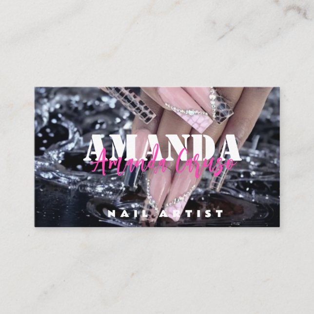 Beauty Salon Lashed Business Card (Front)