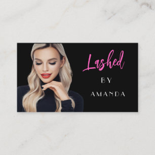 Beauty Salon Lashed Business Card