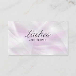 Beauty Salon Lashes and Brows Business Card
