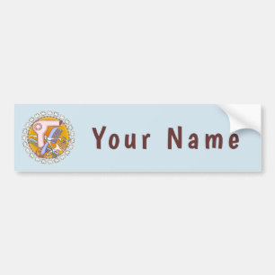Beauty Salon Magic custom name  Bumper Sticker
