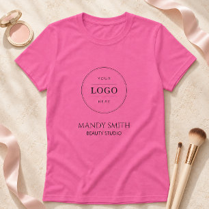 Beauty Salon Makeup Business Logo T-Shirt