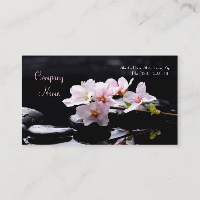 Beauty Salon / Massage / Relax / SPA Business Card (Front)