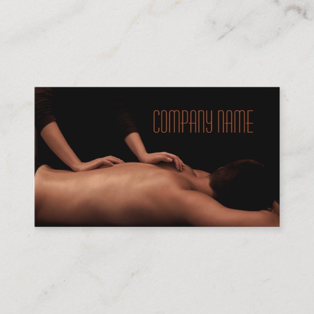 Beauty Salon / Massage / Relax / SPA House Business Card (Front)