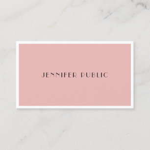 Beauty Salon Modern Simple Elegant Professional Business Card