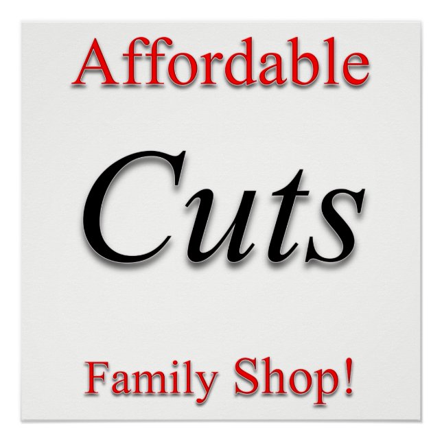 Beauty Salon, Nail salon, barbershop posters (Front)