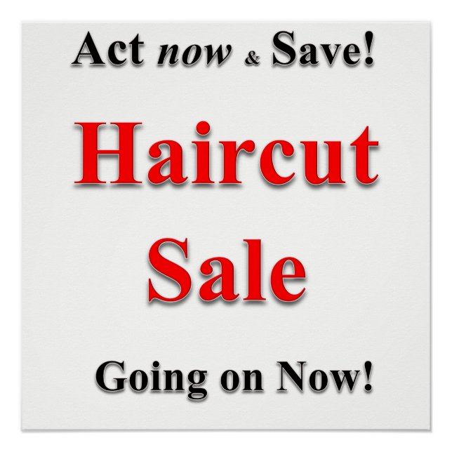 Beauty Salon, Nail salon, barbershop posters (Front)
