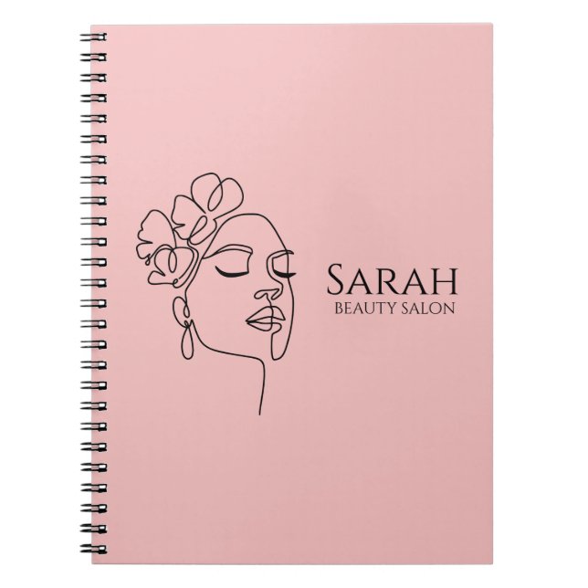 Beauty salon  notebook (Front)