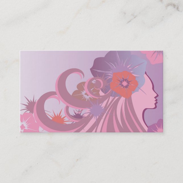 Beauty Salon or Spa Business Card (Front)
