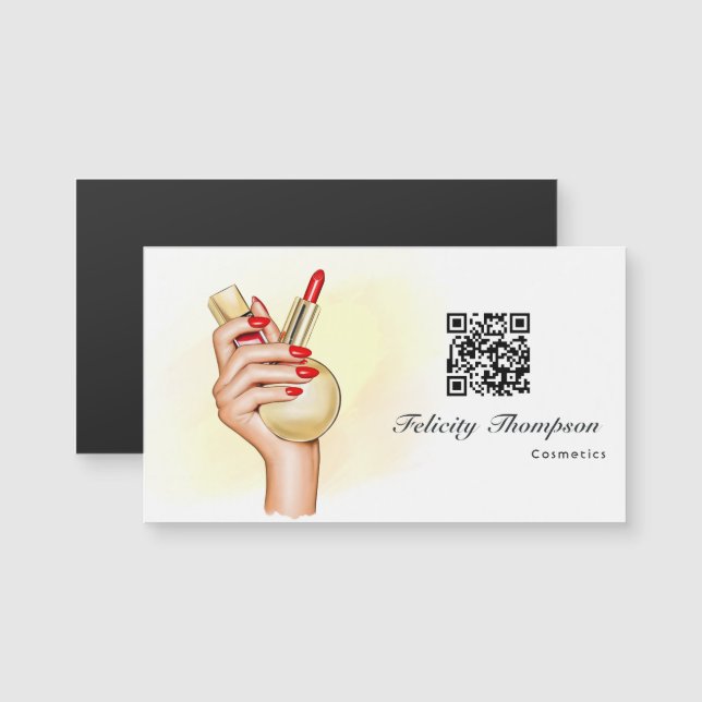 Beauty Salon QR Code (Front/Back)