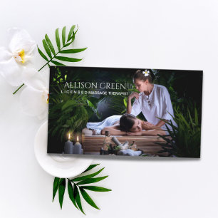 Beauty Salon SPA Aromatherapy Massage Salon  Business Card