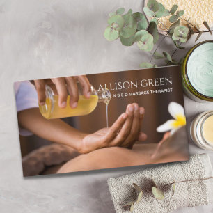 Beauty Salon SPA Aromatherapy Massage Salon  Business Card